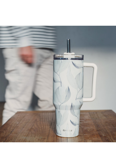 Nerezový termohrnček so slamkou Stream Cotton 1200 ml