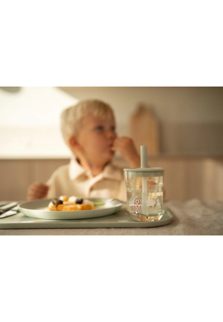 Téglik so slamkou 250 ml Farma