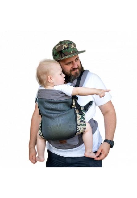 Rastúce ergonomické nosítko Multi Grow Air Moro 70% bavlna, 30% polyester