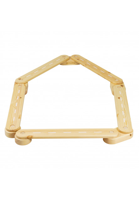 Detská senzomotorická Montessori kladina, prírodná, 5ks
