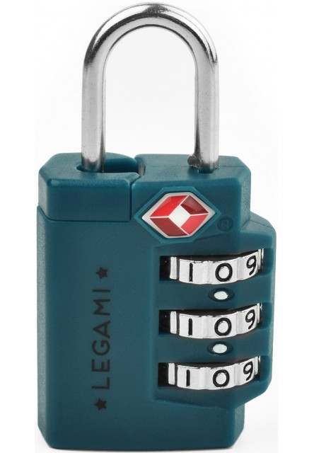 Zámok s kódom Legami Tsa Luggage Padlock - Petrol Blue