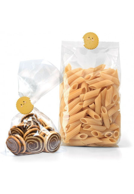 Súprava štipcov na vrecká Legami Set Of 4 Bag Clips - Bag Clips - Cookie