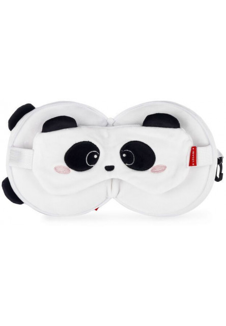 Cestovný vankúšik s maskou na spanie Legami Travel Pillow With Sleep Mask - My Travel Buddy - Panda