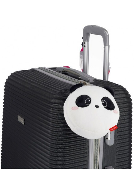 Cestovný vankúšik s maskou na spanie Legami Travel Pillow With Sleep Mask - My Travel Buddy - Panda