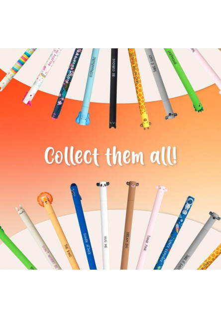 Gumovacie pero Legami Erasable Gel Pen - Erasable Pen - Giraffe - Black Ink