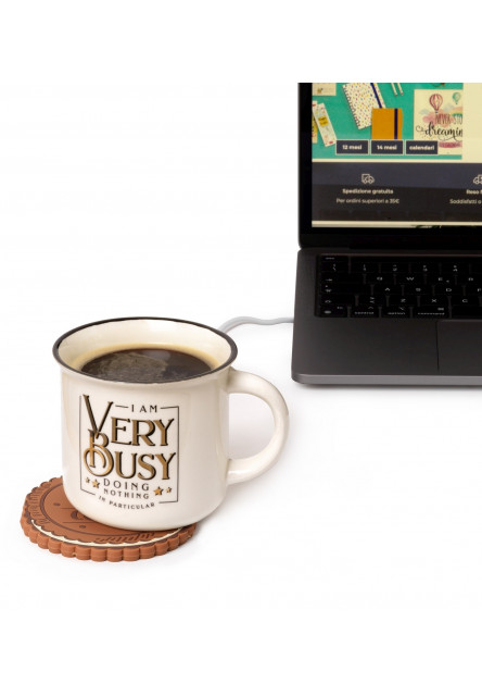Ohrievací USB podtácok Legami Usb Mug Warmer - Warm It Up - Cookie