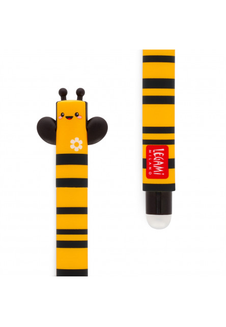 Gumovacie pero Legami Erasable Gel Pen - Erasable Pen - Bee - Black Ink