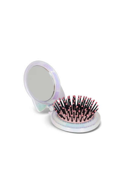 Hrebeň na vlasy so zrkadielkom Legami Hairbrush With Mirror - Nice Hair - Kitty