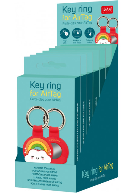 Kľúčenka a puzdro na Airtag Legami Key Ring For Airtag - Rainbow