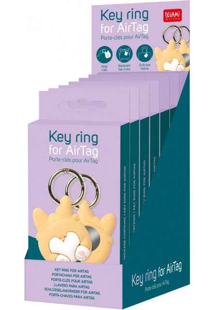 Kľúčenka a puzdro na Airtag Legami Key Ring For Airtag - Corgi