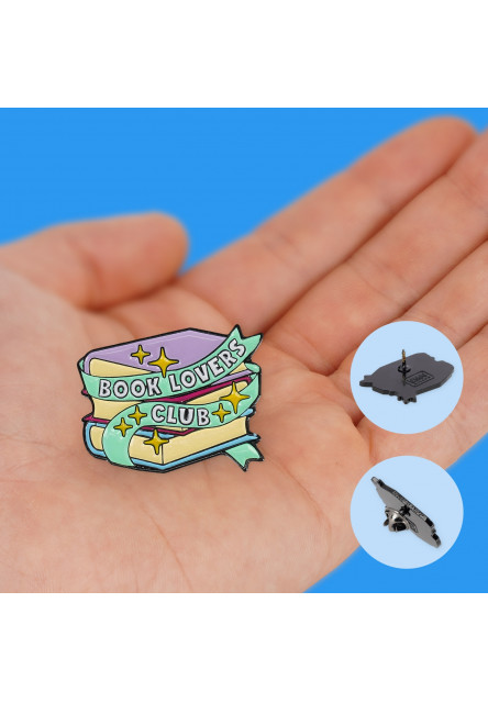 Brošňa Legami Enamel Metal Pin - Pin Your Style! - Book Lover