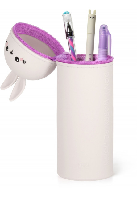 Peračník Legami 2-In-1 Silicone Pencil Case - Kawaii - Bunny