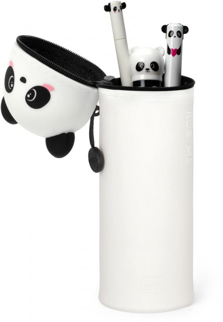 Peračník Legami 2-In-1 Silicone Pencil Case - Kawaii - Panda