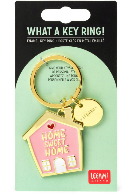 Prívesok na kľúče Legami Enamel Key Ring - What A Key Ring - House