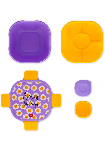 Škatuľka na desiatu Legami Lunch Box 1700 Ml - Daisy