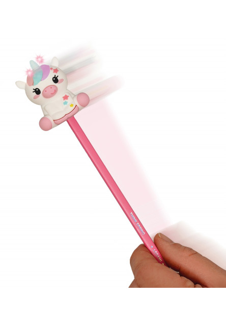Strúhadlo Legami Light-Up Pen. Sharpener Cont. - Sharpening Is Magic - Unicorn