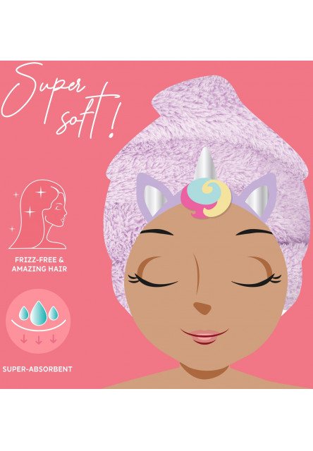 Uterák na vlasy Legami Hair Turban Towel - Love My Hair - Unicorn