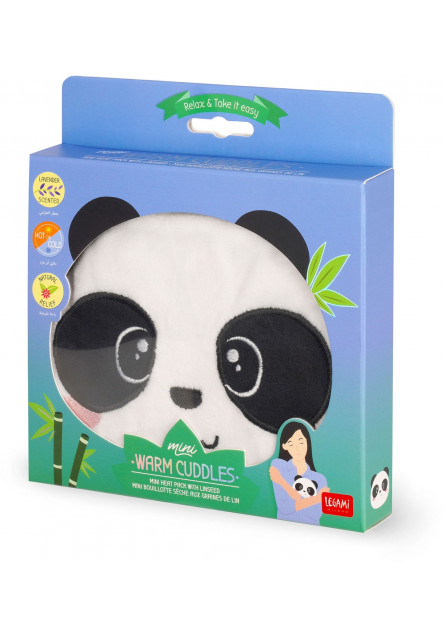 Mini nahrievací vankúšik Legami Heat Pack With Linseed - Warm Cuddles - Panda