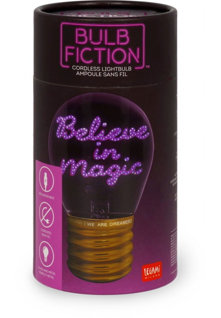 Dekorační světlo Legami Bulb Fiction - Believe In Magic