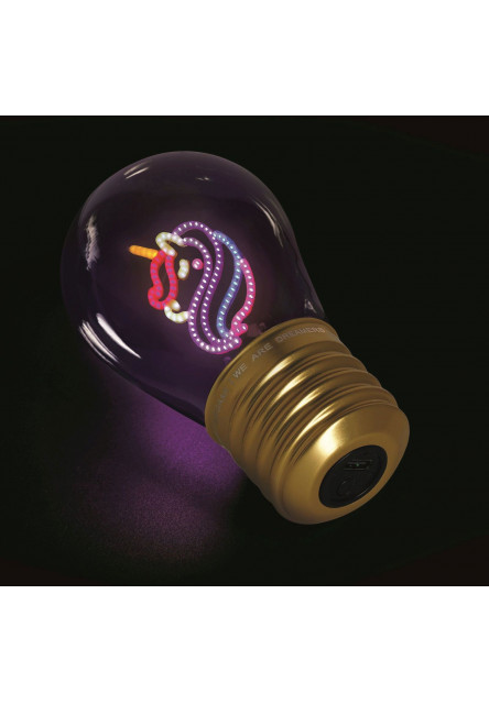 Dekorační světlo Legami Bulb Fiction - Unicorn