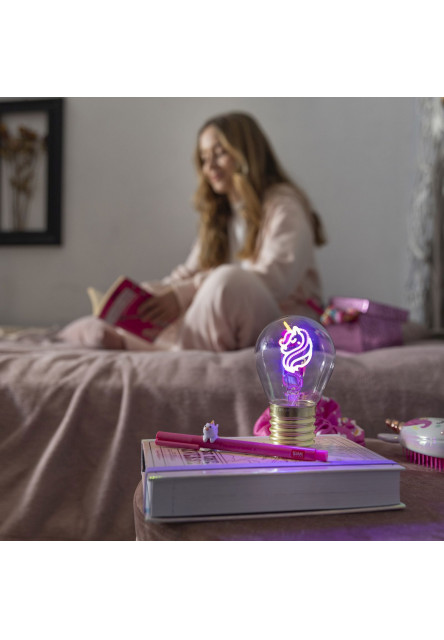 Dekorační světlo Legami Bulb Fiction - Unicorn