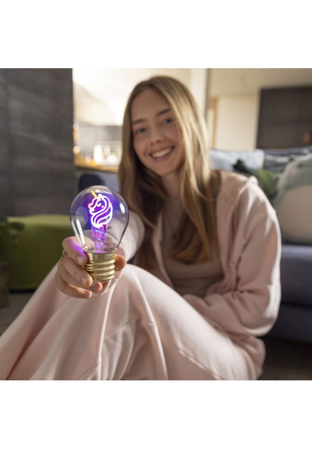 Dekorační světlo Legami Bulb Fiction - Unicorn