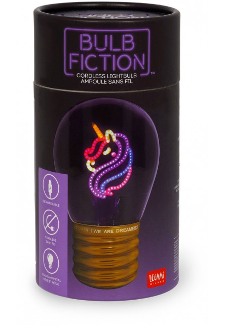 Dekorační světlo Legami Bulb Fiction - Unicorn