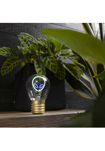 Dekorační světlo Legami Bulb Fiction - Alien