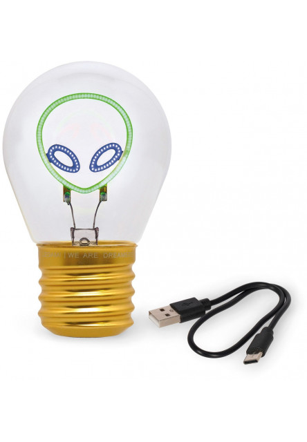 Dekorační světlo Legami Bulb Fiction - Alien