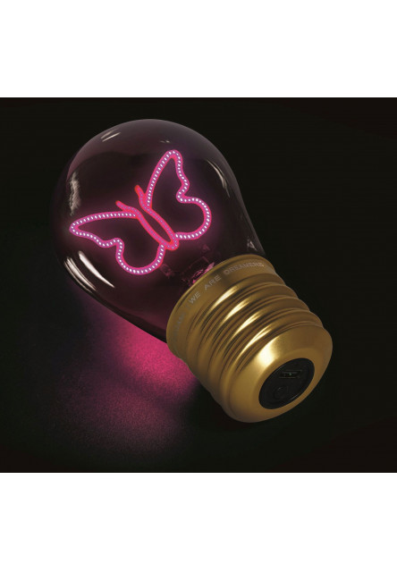 Dekorační světlo Legami Bulb Fiction - Butterfly