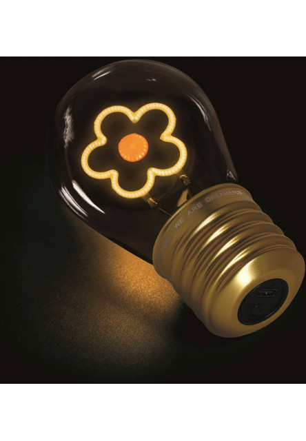 Dekorační světlo Legami Bulb Fiction - Daisy