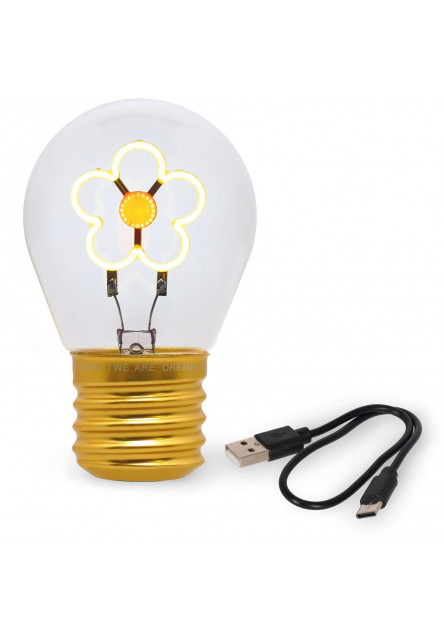 Dekorační světlo Legami Bulb Fiction - Daisy