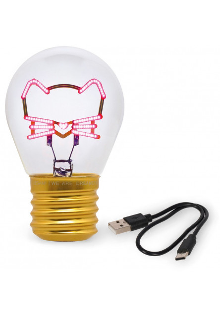 Dekorační světlo Legami Bulb Fiction - Kitty