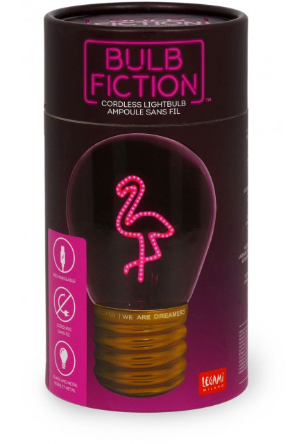 Dekorační světlo Legami Bulb Fiction - Flamingo
