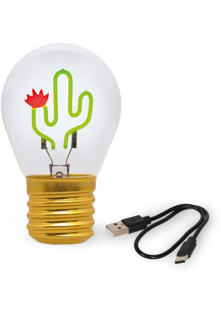 Dekorační světlo Legami Bulb Fiction - Cactus