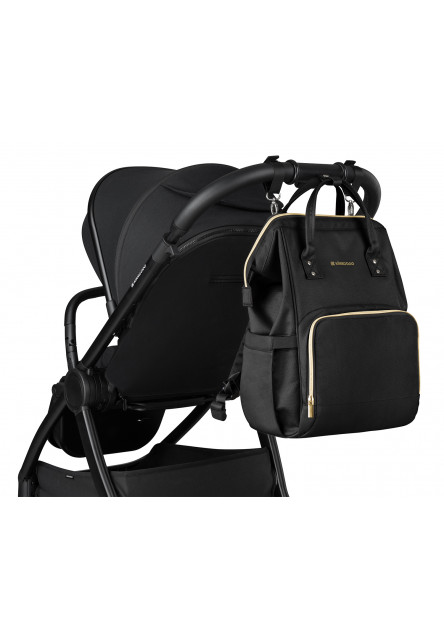 Prebaľovací batoh Siena Black & Gold