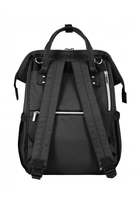 Prebaľovací batoh Siena Black & Silver