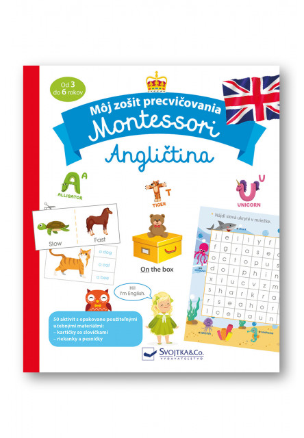 Môj zošit precvičovania Montessori Angličtina