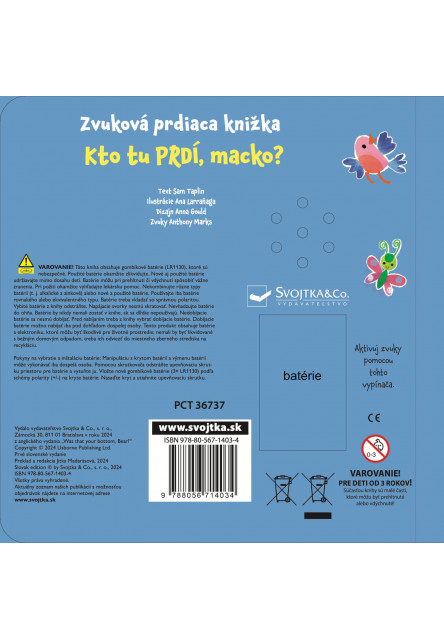 Kto tu prdí, macko? Zvuková prdiaca knižka