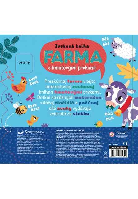 Farma Zvuková kniha s hmatovými prvkami