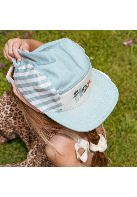 Striped šiltovka s UV ochranou 48-52 cm (Sand Stripe)