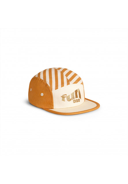 Striped šiltovka s UV ochranou 48-52 cm (Sand Stripe)
