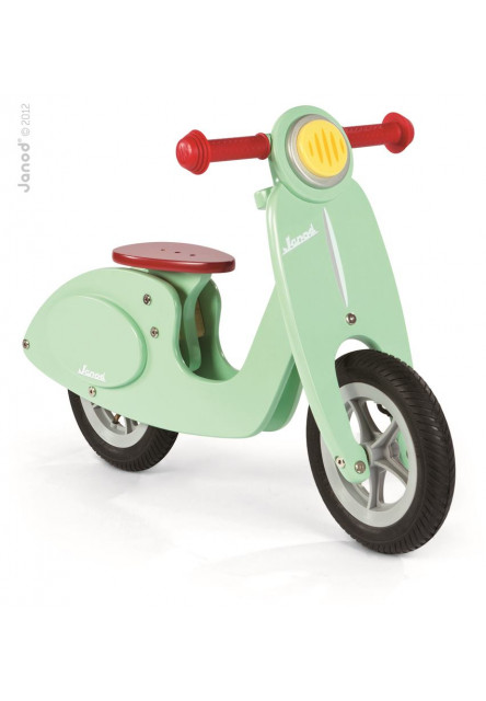 Drevené odrážadlo Vespa mint