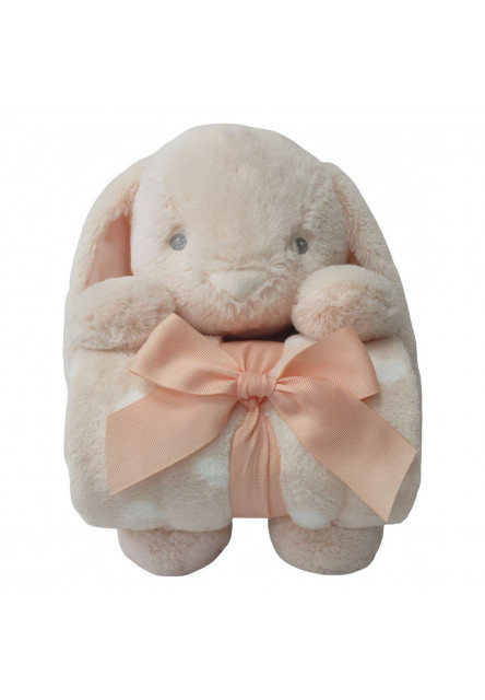 Free2Play Plyšová hračka s dekou Bunny Peach