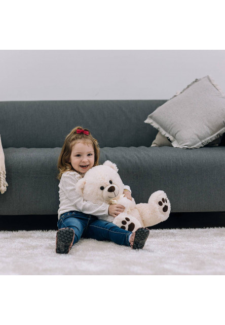 Free2Play Plyšový medveď Cuddly 38 cm White