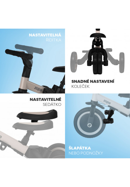 Trojkolka Razor Pro 6v1, Boss Grey
