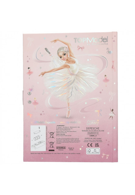Diár  na číselný kód BALLET