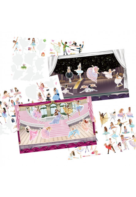 Kreatívny zošit  Stickerworld BALLET