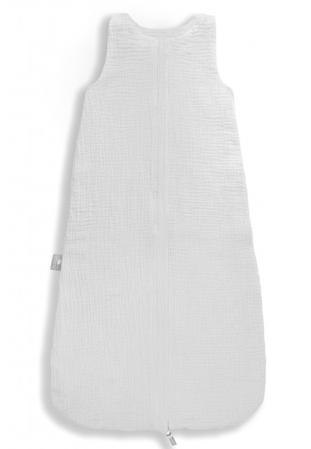 Oboustranný lehký mušelínový spací pytel Light Grey 4-24 měsíců M