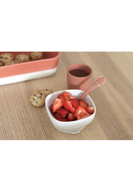 Jedálenská sada silikónová 4-dielna Terracotta